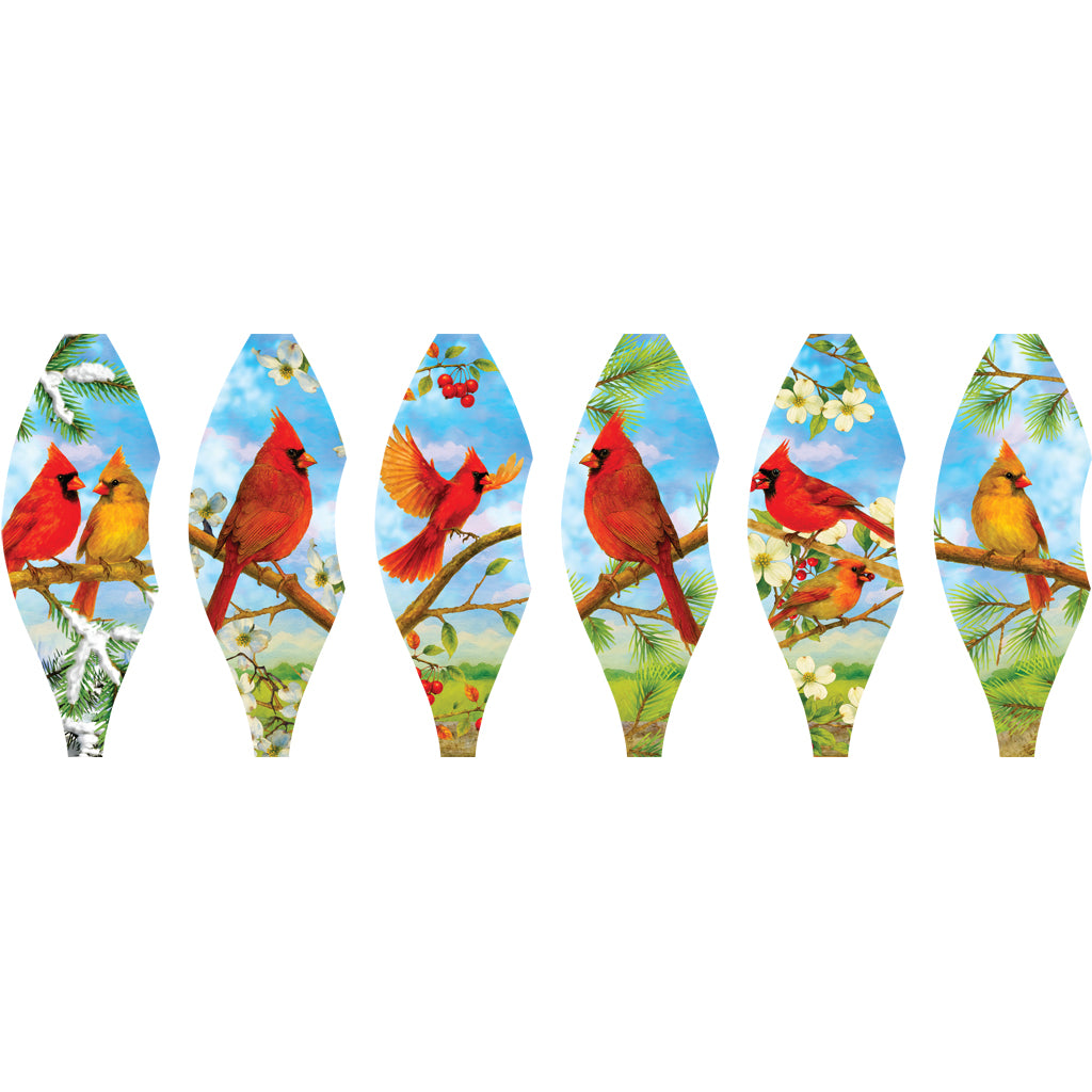 19 in. Pop-Open Hot Air Balloon - Northern Cardinal