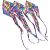 46 in. Flo-Train Delta Kite - Tie-Dye 3-Pack