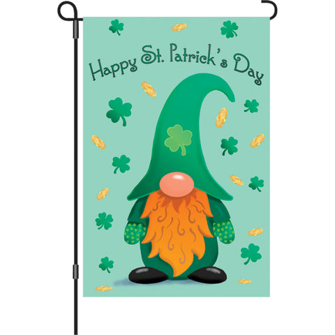 12 in. Flag - St. Patrick's Day Gnome