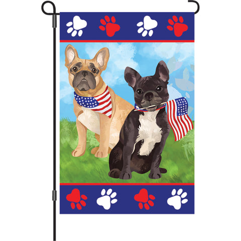 12 in. Flag - Patriotic Pups