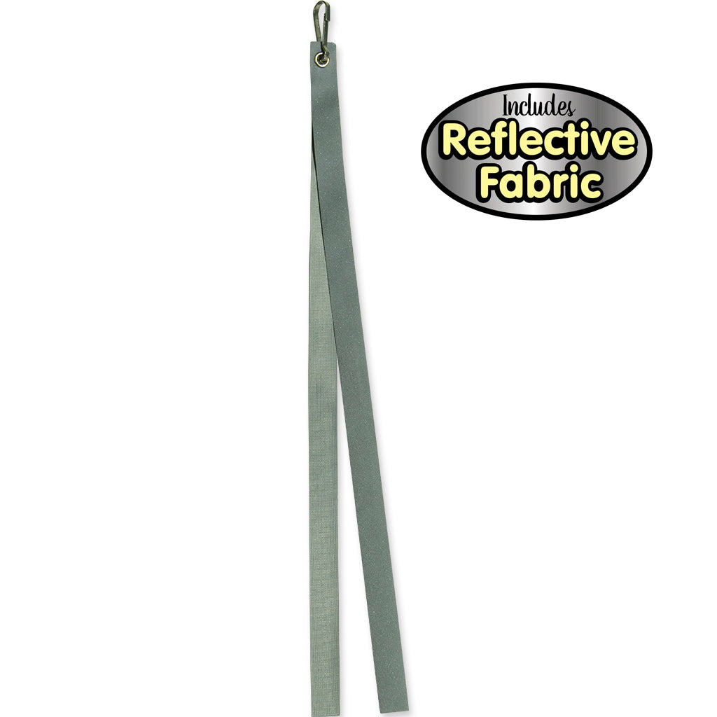 12 in. Reflective Tassel for Bike Flags - 2 Strands