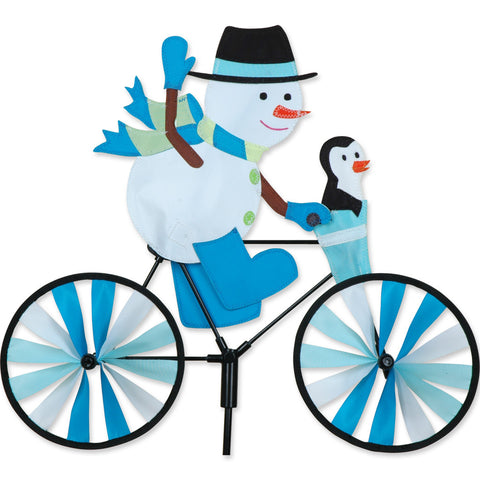 20 in. Bike Spinner -Snowman