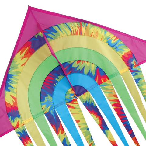 56 in. Stream Delta Kite - Tie Dye