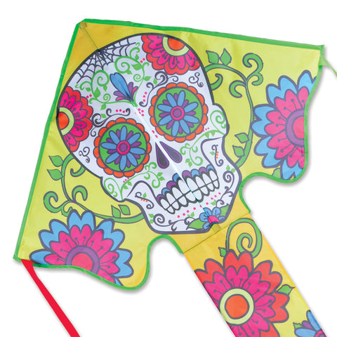 Large Easy Flyer Kite - Sugar Skull