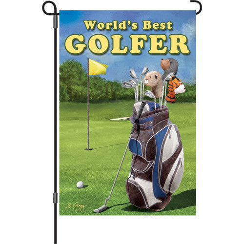 12 in. Flag - Best Golfer