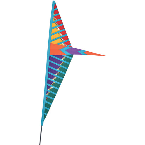 SoundWinds David Ti Lark Bike Flag - Purple Rainbow