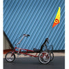 SoundWinds Spiral Recumbent Bike Flag - Yellow