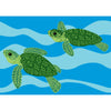 Embroidered Applique Windsock - Sea Turtles