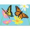 Embroidered Applique Windsock - Butterflies