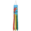 Embroidered Applique Windsock - Parrot and Cockatoo Party