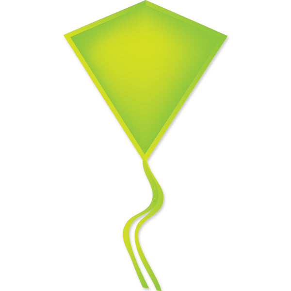 30 In. Diamond Kite - Neon Green (Bold Innovations)