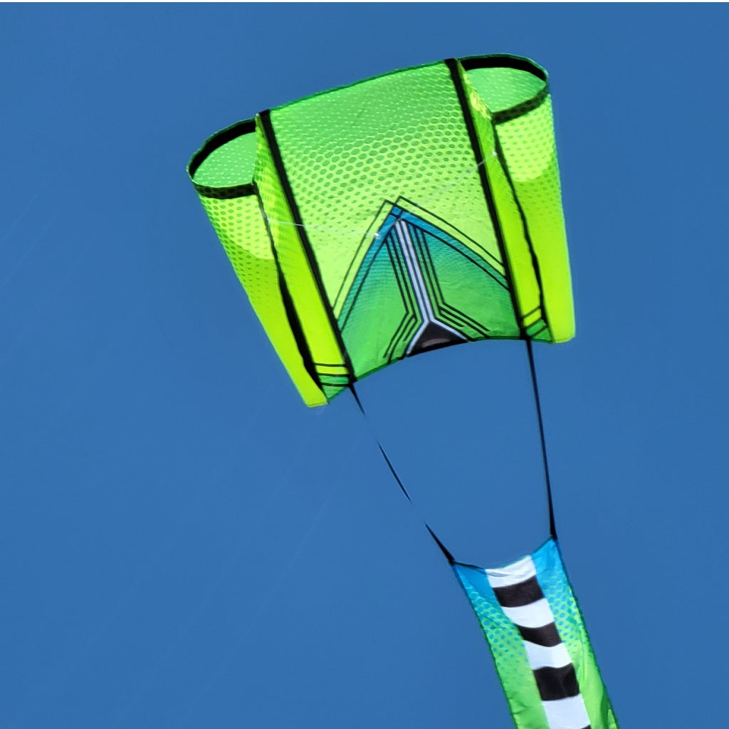 Aero Tech Power Sled 10 Kite - Kool Lime – Premier Kites & Designs