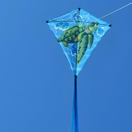 30 in. Diamond Kite - Sea Turtle