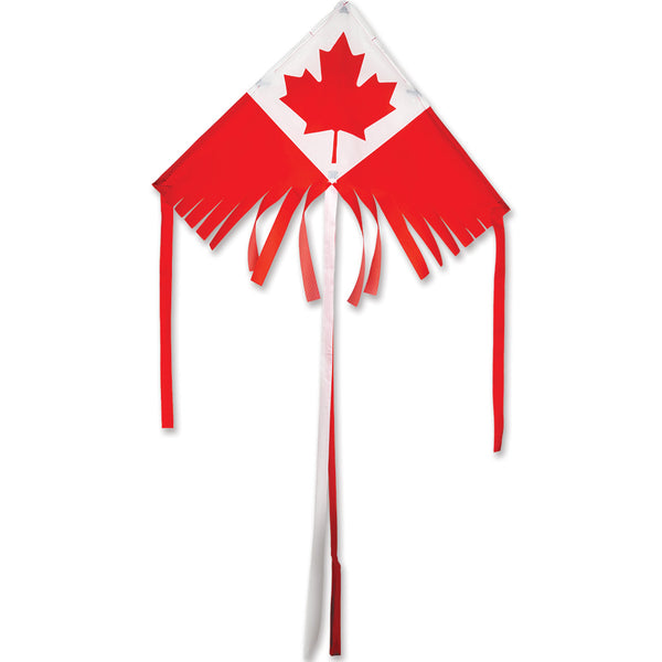 28 in. Fringe Delta Kite - Canada Flag