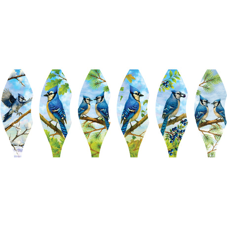 19 in. Pop-Open Hot Air Balloon - Blue Jay