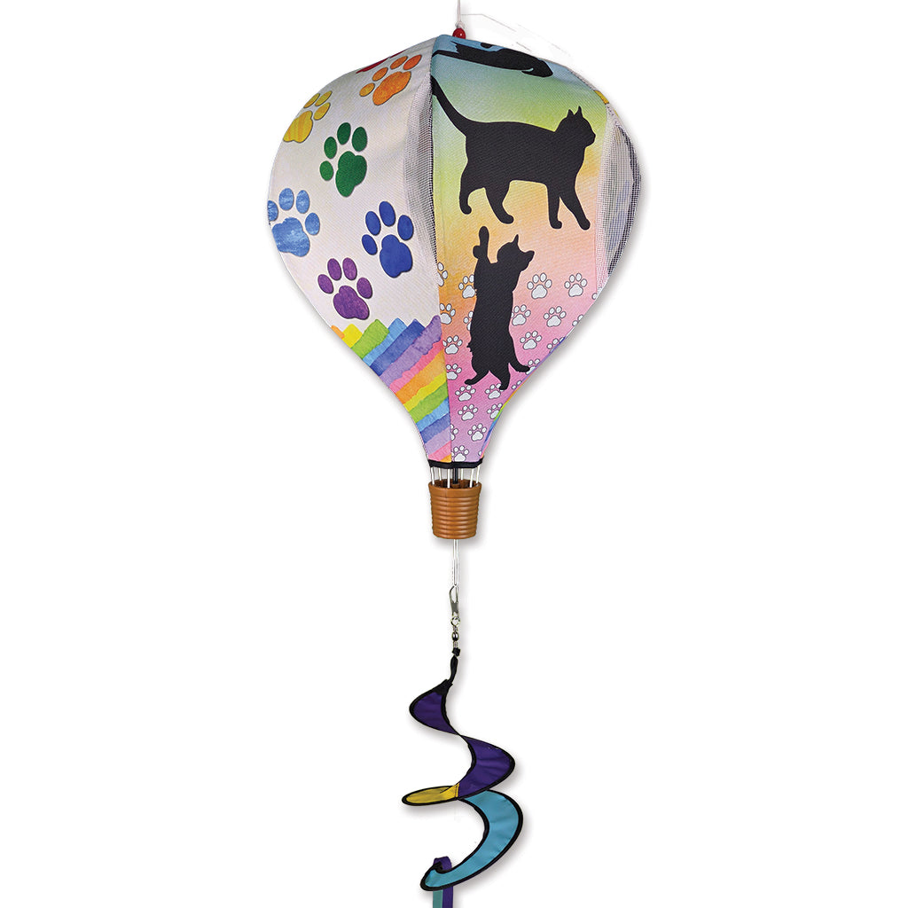 19 in. Pop-Open Hot Air Balloon - Cats
