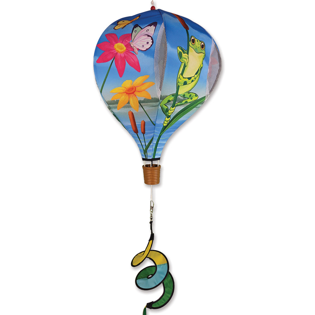 19 in. Pop-Open Hot Air Balloon - Frogs