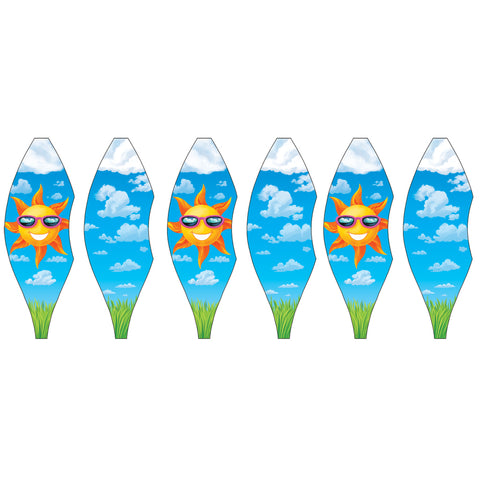 19 in. Pop-Open Hot Air Balloon - Sun