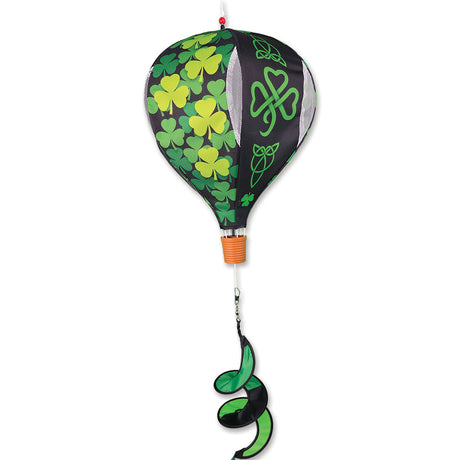 19 in. Pop-Open Hot Air Balloon - Celtic Shamrocks