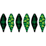 19 in. Pop-Open Hot Air Balloon - Celtic Shamrocks