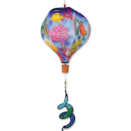 19 in. Pop-Open Hot Air Balloon - Sea Turtles