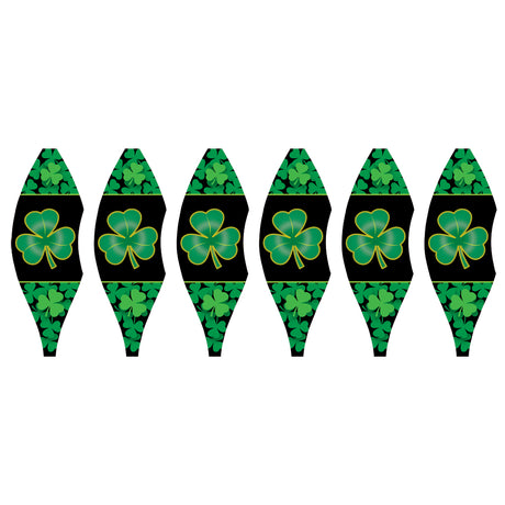 19 in. Pop-Open Hot Air Balloon - Shamrocks