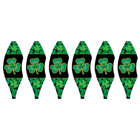 19 in. Pop-Open Hot Air Balloon - Shamrocks