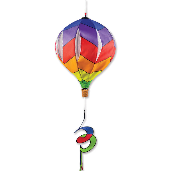 22 in. Pop-Open Hot Air Balloon - Rainbow Chevron