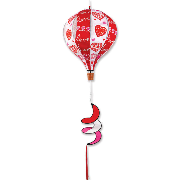 22 in. Pop-Open Hot Air Balloon - Valentine