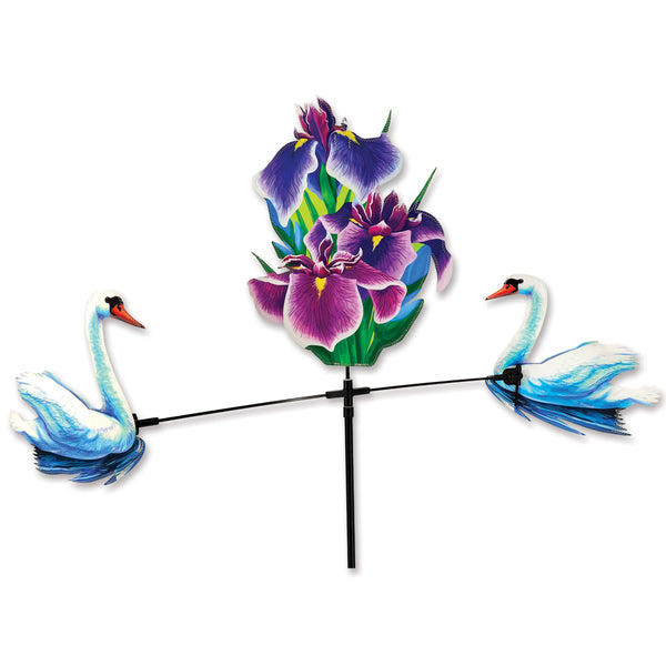 Single Carousel Spinner -  Swans