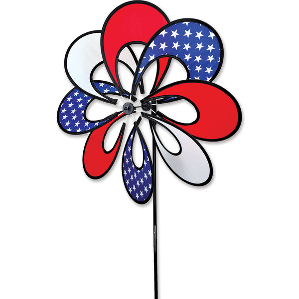 19 in. Single Whirly Spinner - Patriotic