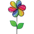 19 in. Flower Spinner - Rainbow Stars