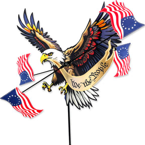 17 in. WhirliGig Spinner - We the People Patriotic Eagle