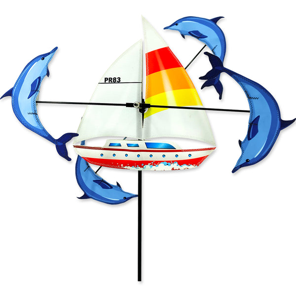 13 in. WhirliGig Spinner - Sailboat
