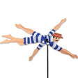 20 in. WhirliGig Spinner - Blue Victorian Swimmer