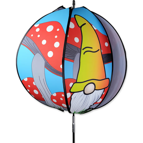 24 in. Ball Spinner - Gnomes and Mushrooms