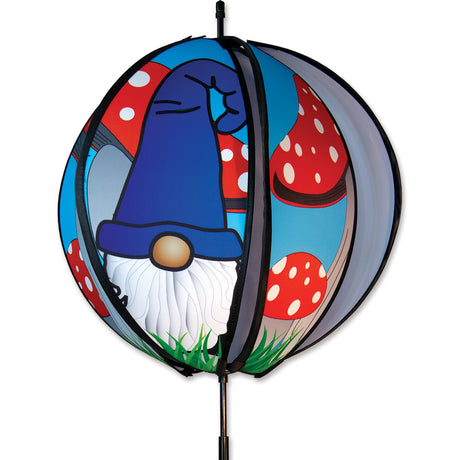15 in. Ball Spinner - Gnomes and Mushrooms