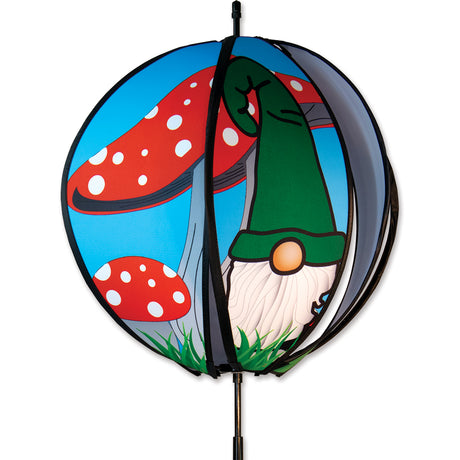15 in. Ball Spinner - Gnomes and Mushrooms