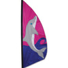 3.5 ft. Feather Banner - Dolphin