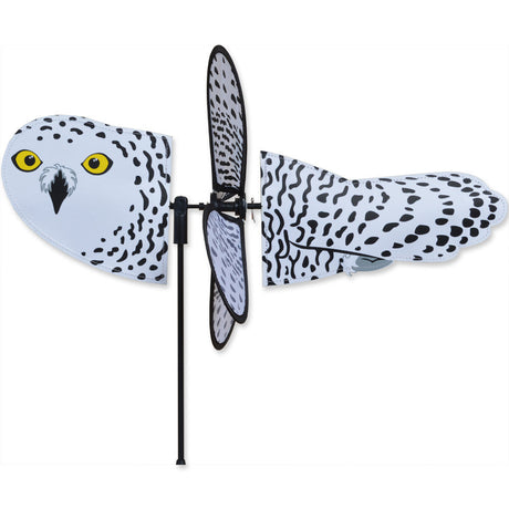 Petite Spinner - Snowy Owl