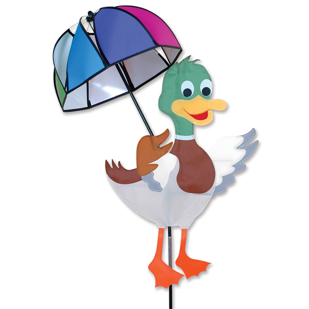 duck patio umbrella with crank Mallard Duck Umbrella Spinner – Premier Kites & Designs