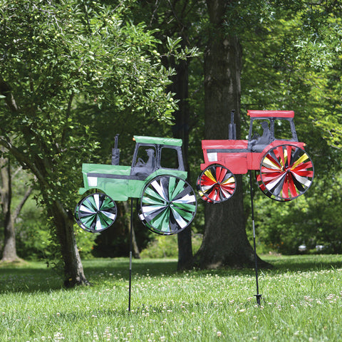 24 in. Modern Tractor  Spinner - Green