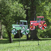 24 in. Modern Tractor  Spinner - Green