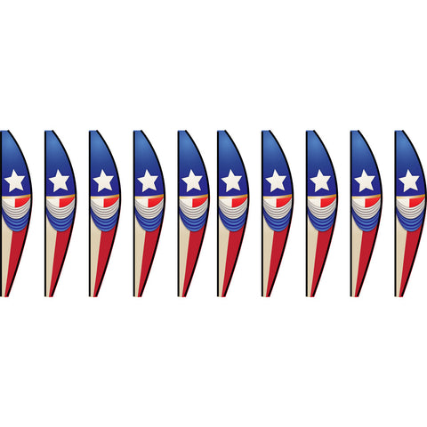 22 in. Hot Air Balloon - Vintage Patriotic