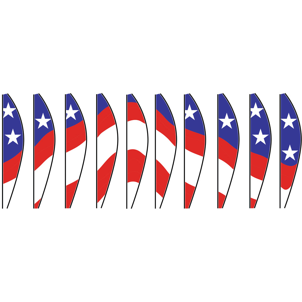 22 in. Hot Air Balloon - Patriotic