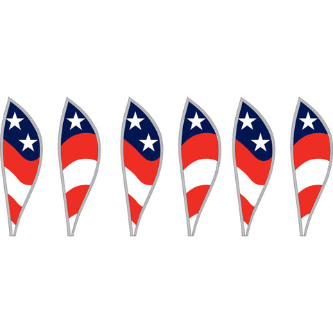 16 in. Hot Air Balloon - Patriotic