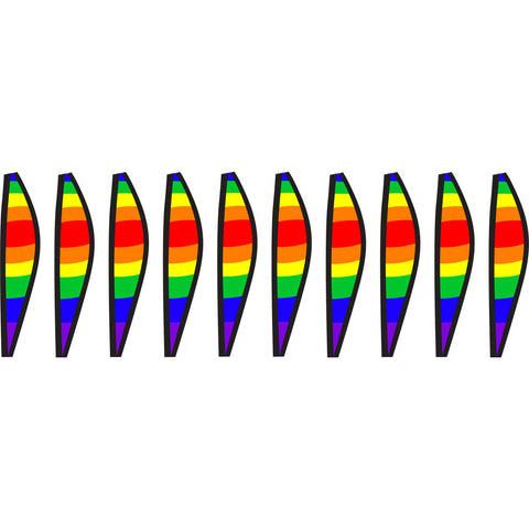 12 in. Hot Air Balloon - Classic Rainbow