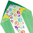 45 in. Flo-tail Kite - Lime Peace