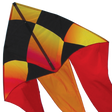 56 in. Flo-tail Delta Kite - Liquid Checks