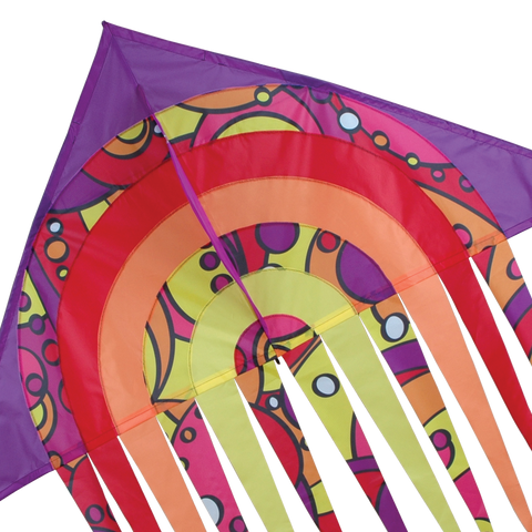 56 in. Stream Delta Kite - Warm Orbit